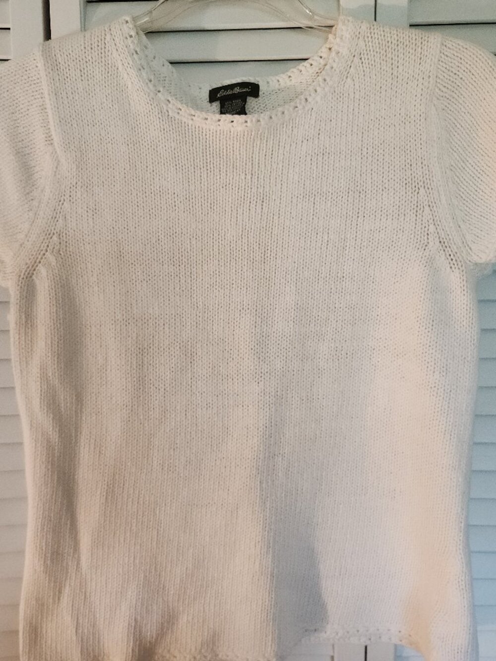 Eddie Bauer Short Sleeved Sweater, Size M